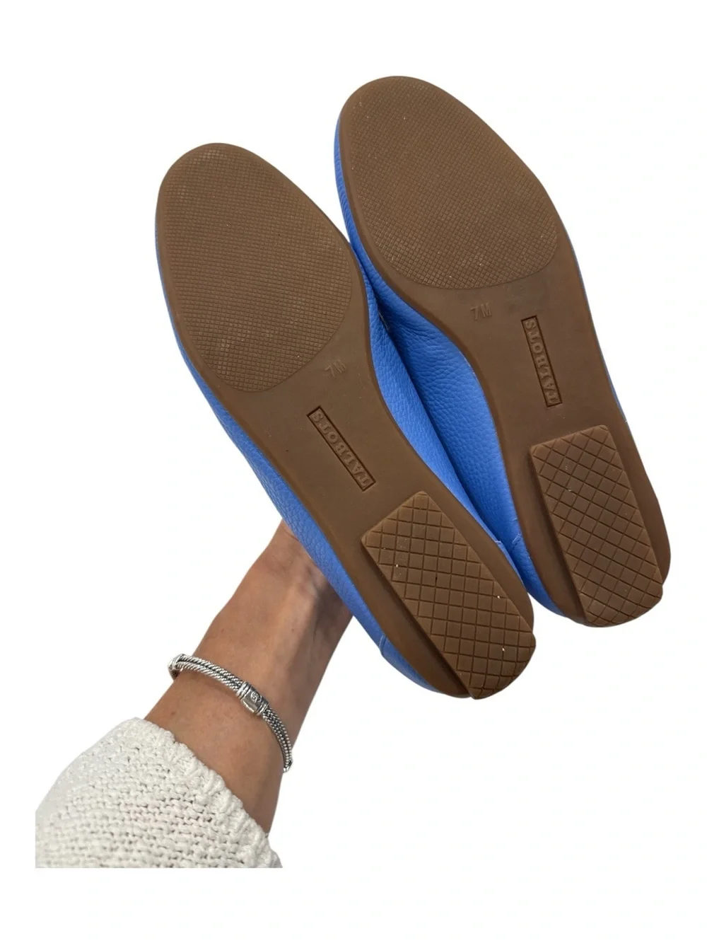 JESSIE TASSEL PEBBLE LEATHER DRIVING MOCCASINS size 7 M Talbots